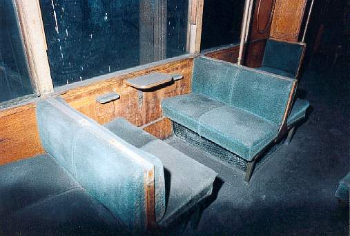 Innenansicht Wagen 515 - Sitzbereich Detail