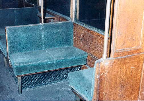 Innenansicht Wagen 515 - Fensterbereich