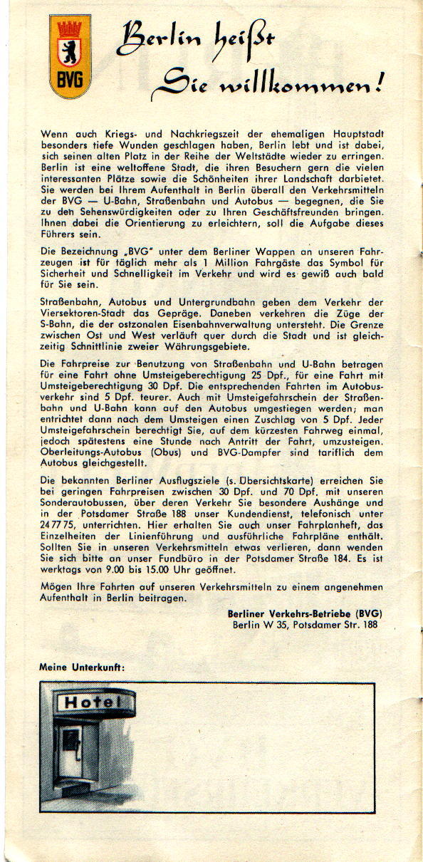 Einleitende Worte und Details des Touristenführers