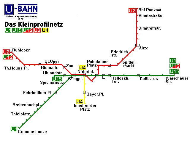 Netzplan des Kleinprofilnetzes